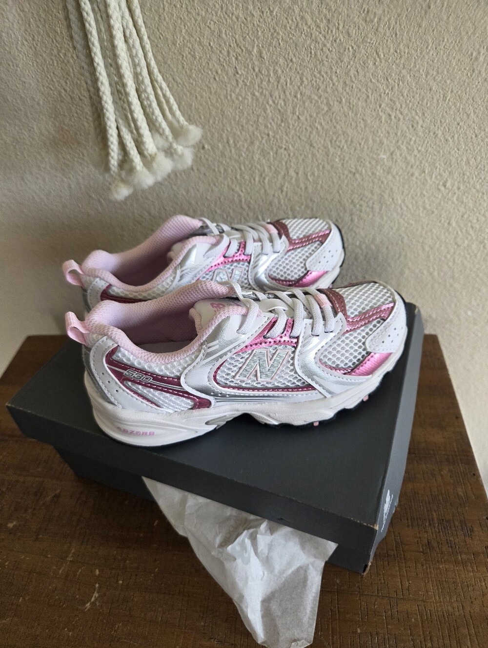 New Balance Girls Pink Preschool 530 Size 12 NWT - Picture 5 of 8